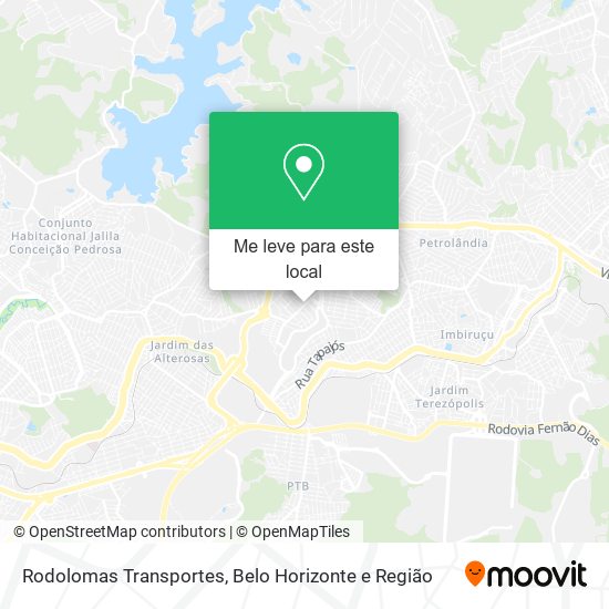 Rodolomas Transportes mapa