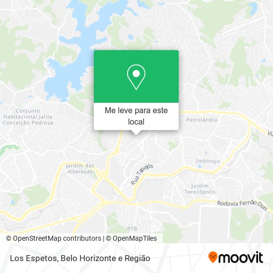 Los Espetos mapa