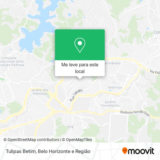 Tulipas Betim mapa