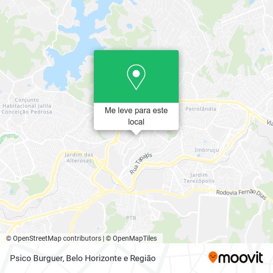 Psico Burguer mapa
