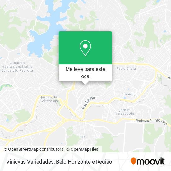 Vinicyus Variedades mapa