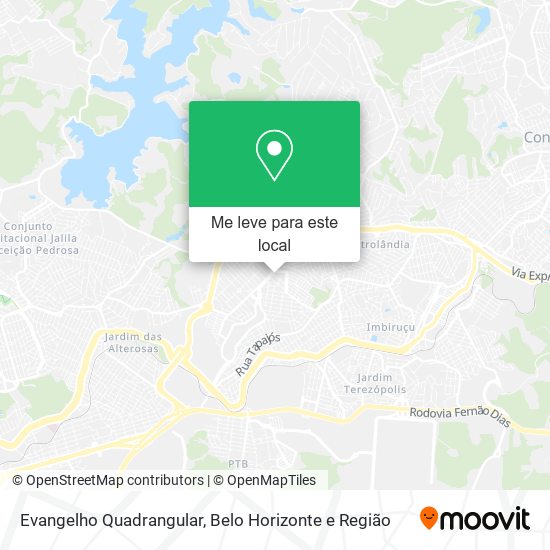 Evangelho Quadrangular mapa