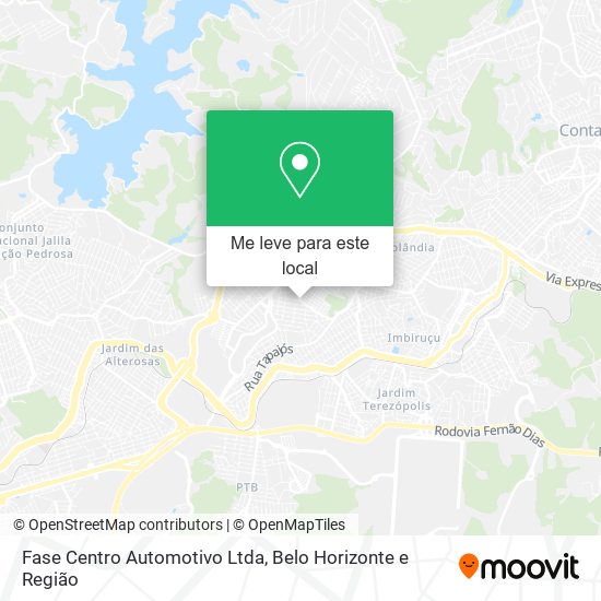 Fase Centro Automotivo Ltda mapa