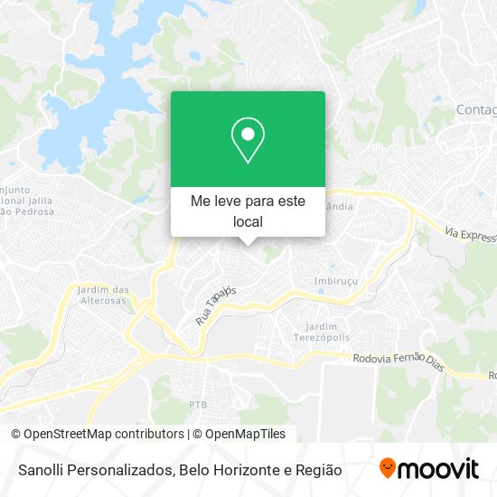 Sanolli Personalizados mapa