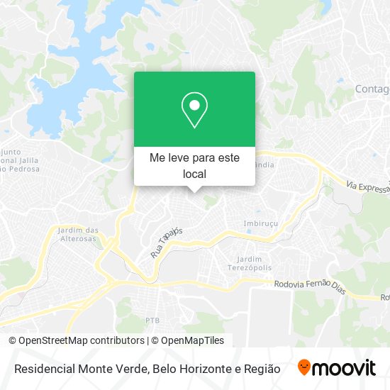 Residencial Monte Verde mapa