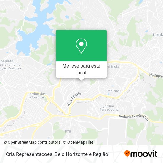 Cris Representacoes mapa