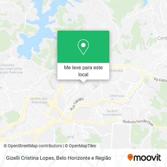 Gizelli Cristina Lopes mapa