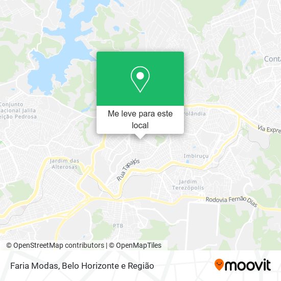 Faria Modas mapa