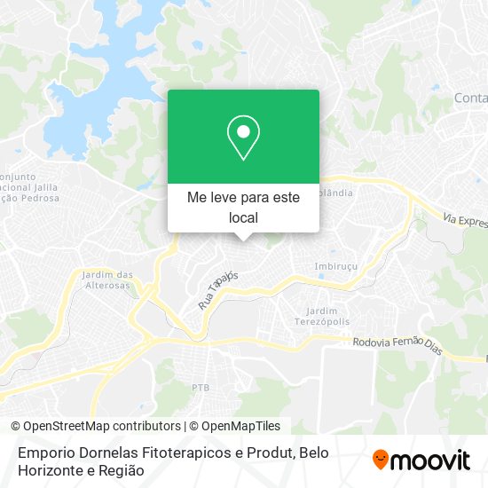 Emporio Dornelas Fitoterapicos e Produt mapa