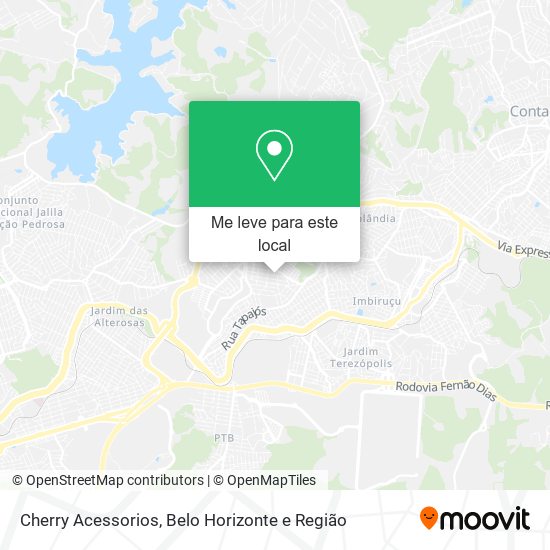 Cherry Acessorios mapa