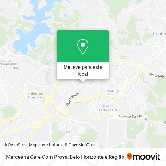 Mercearia Cafe Com Prosa mapa