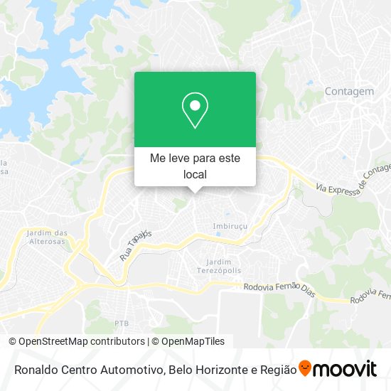 Ronaldo Centro Automotivo mapa
