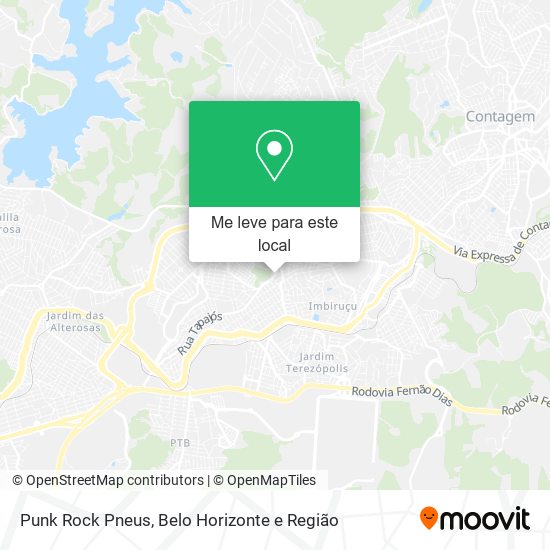 Punk Rock Pneus mapa