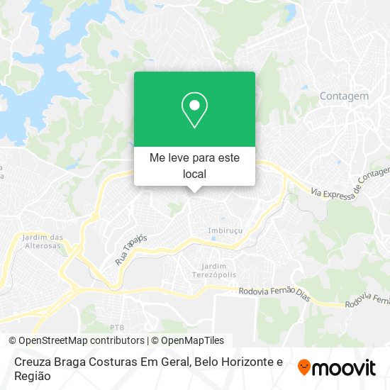 Creuza Braga Costuras Em Geral mapa