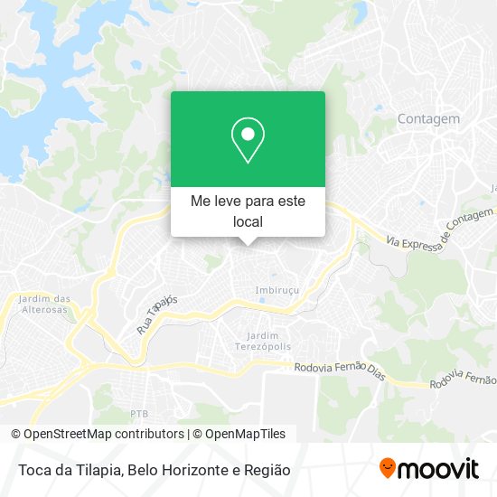 Toca da Tilapia mapa