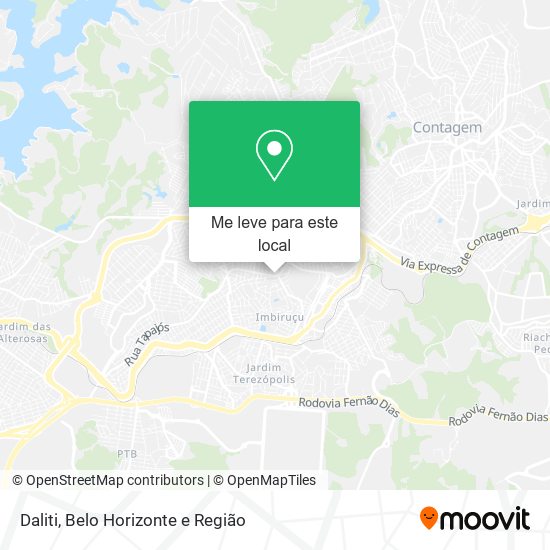 Daliti mapa