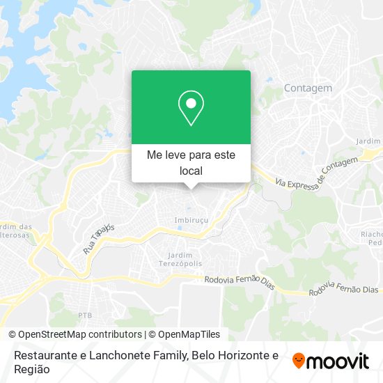 Restaurante e Lanchonete Family mapa
