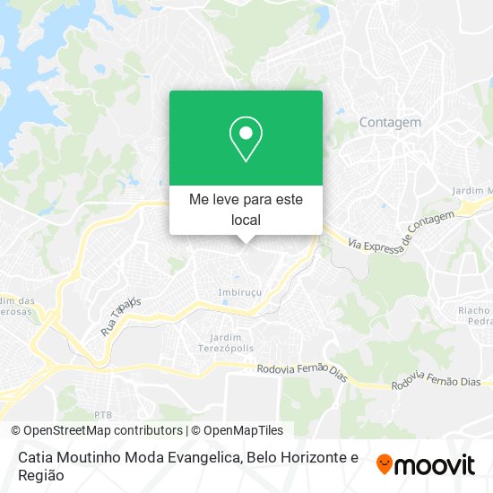 Catia Moutinho Moda Evangelica mapa