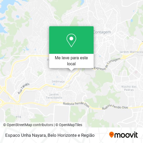 Espaco Unha Nayara mapa