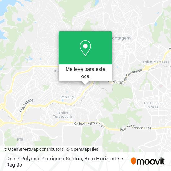 Deise Polyana Rodrigues Santos mapa