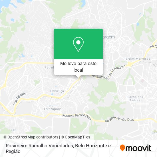 Rosimeire Ramalho Variedades mapa