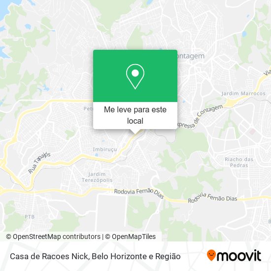Casa de Racoes Nick mapa