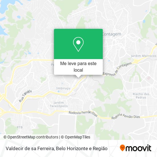 Valdecir de sa Ferreira mapa