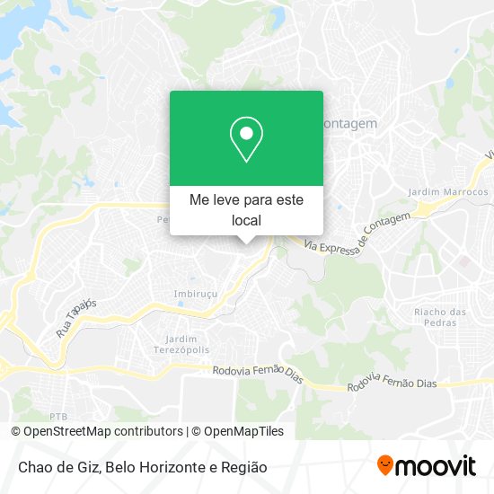Chao de Giz mapa
