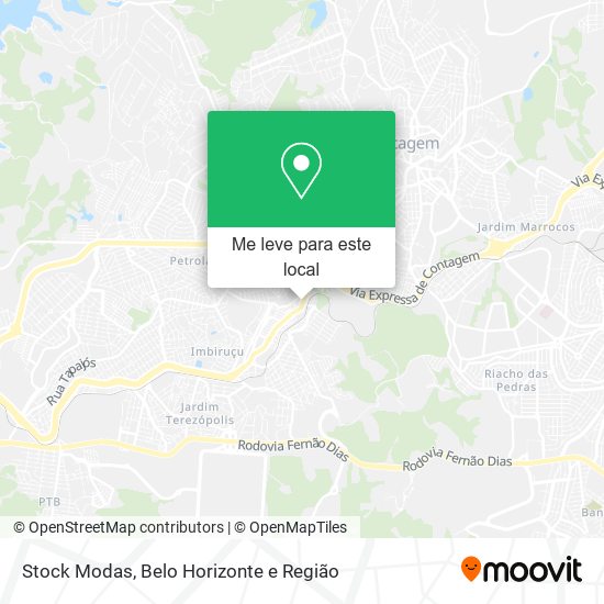 Stock Modas mapa