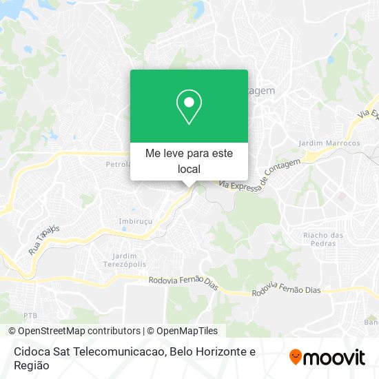 Cidoca Sat Telecomunicacao mapa