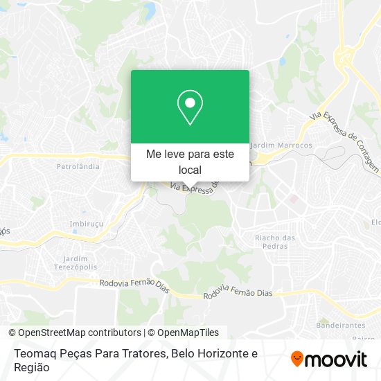 Teomaq Peças Para Tratores mapa