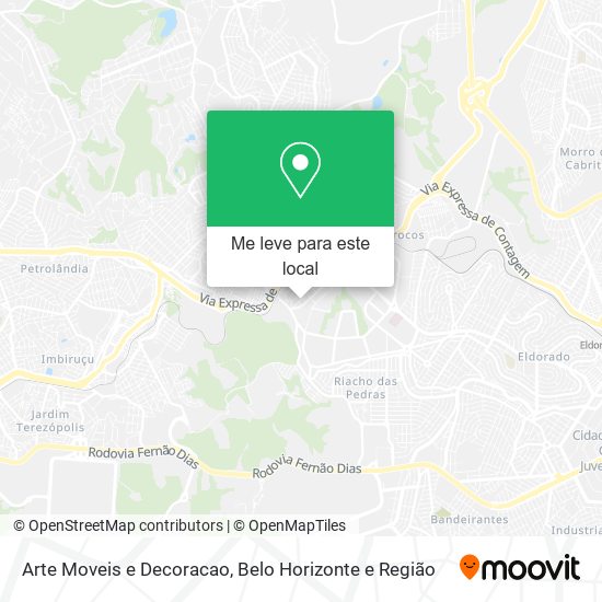 Arte Moveis e Decoracao mapa