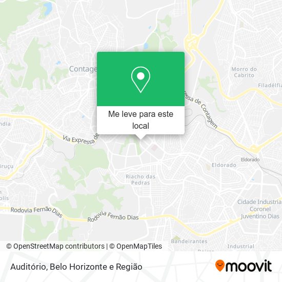 Auditório mapa