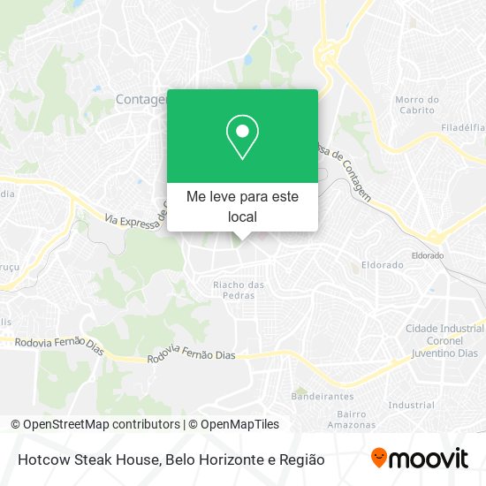 Hotcow Steak House mapa