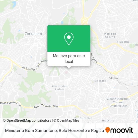 Ministerio Bom Samaritano mapa