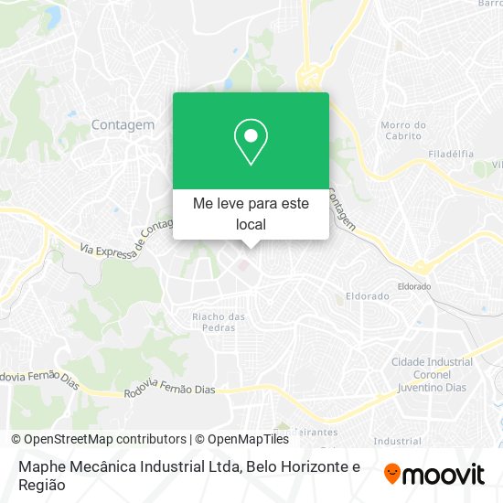 Maphe Mecânica Industrial Ltda mapa