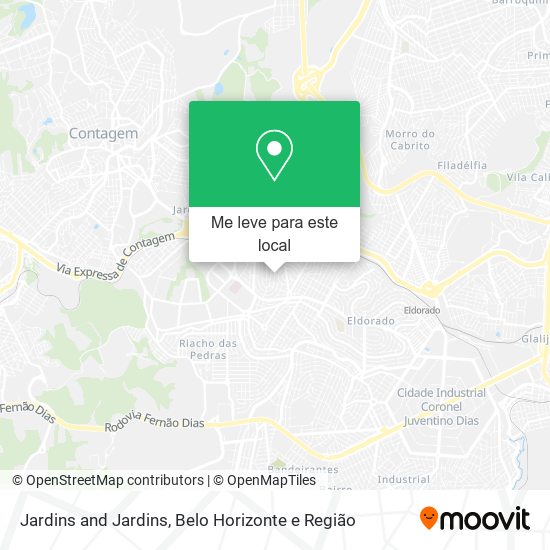 Jardins and Jardins mapa