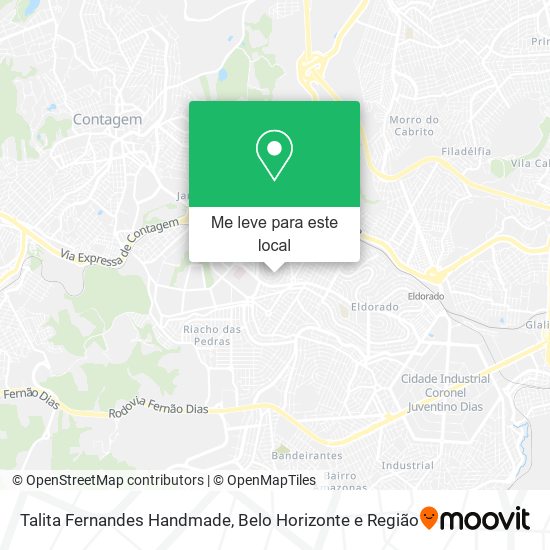 Talita Fernandes Handmade mapa