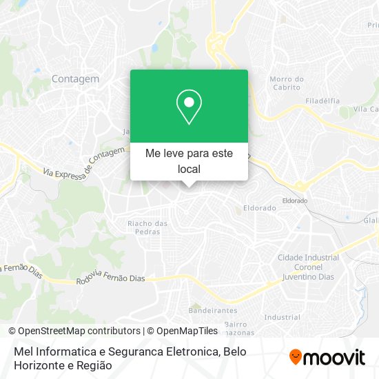 Mel Informatica e Seguranca Eletronica mapa