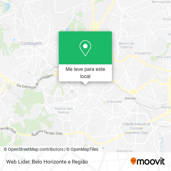 Web Lider mapa