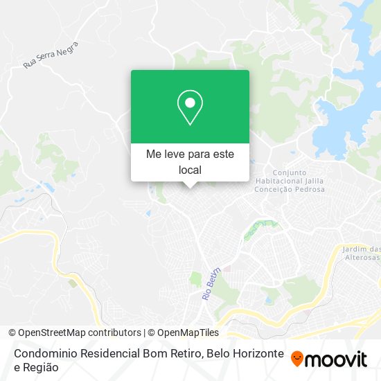 Condominio Residencial Bom Retiro mapa