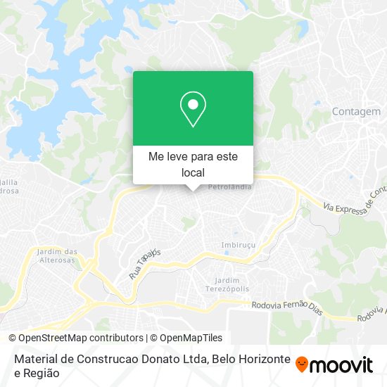 Material de Construcao Donato Ltda mapa