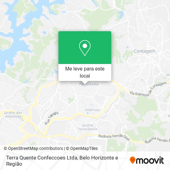 Terra Quente Confeccoes Ltda mapa