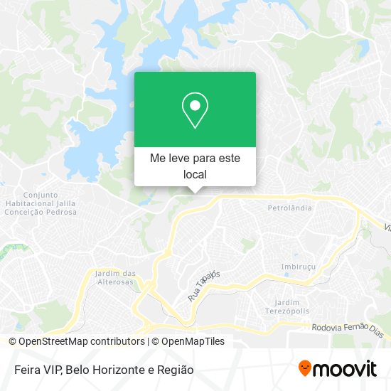 Feira VIP mapa