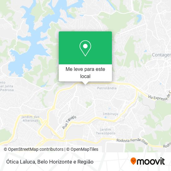 Ótica Laluca mapa