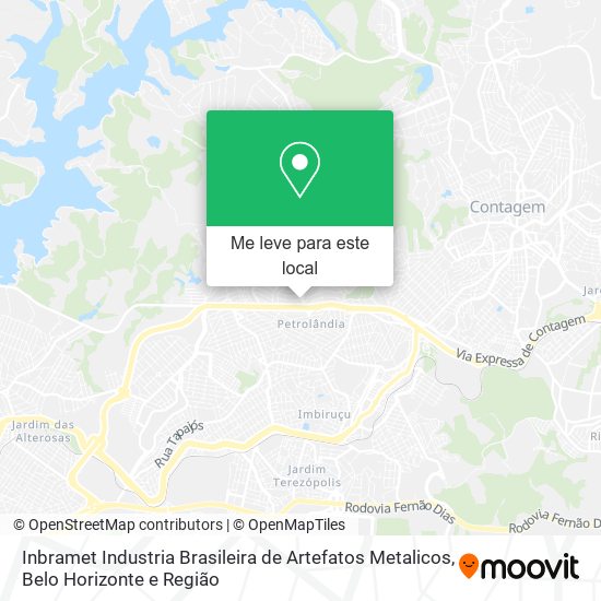 Inbramet Industria Brasileira de Artefatos Metalicos mapa