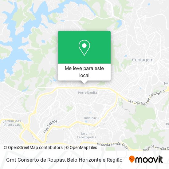 Gmt Conserto de Roupas mapa