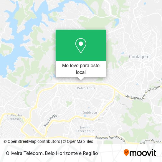 Oliveira Telecom mapa