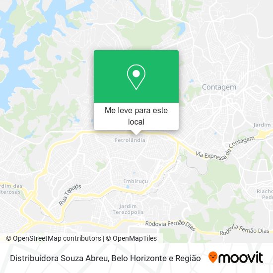 Distribuidora Souza Abreu mapa