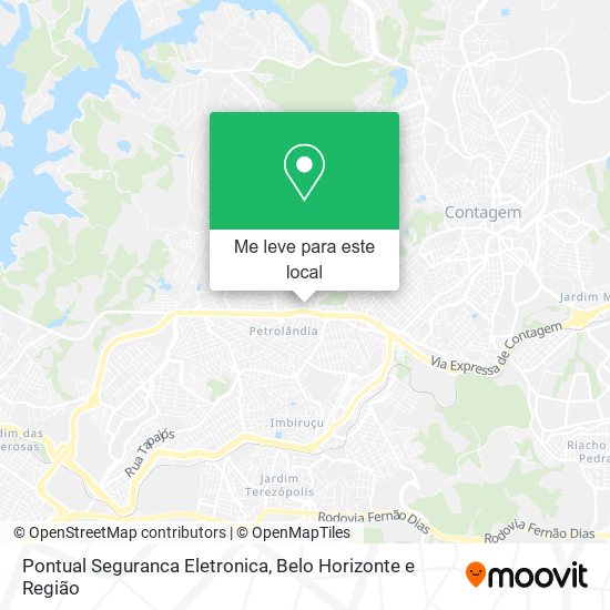 Pontual Seguranca Eletronica mapa